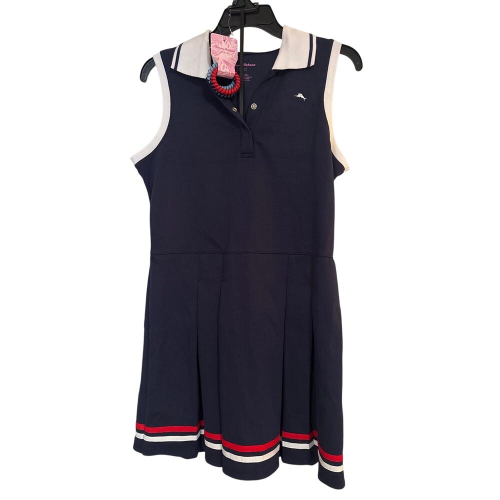 NWT Tommy Bahama Tennis/Golf Outfit w/ Shorts and Hair Ties Navy Size S
